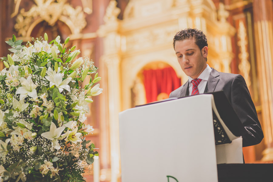 Fran Ménez. Fotógrafo de Bodas en Huescar. Iglesia Santa María La Mayor. Fotografías de Boda Yolanda y Jose 60