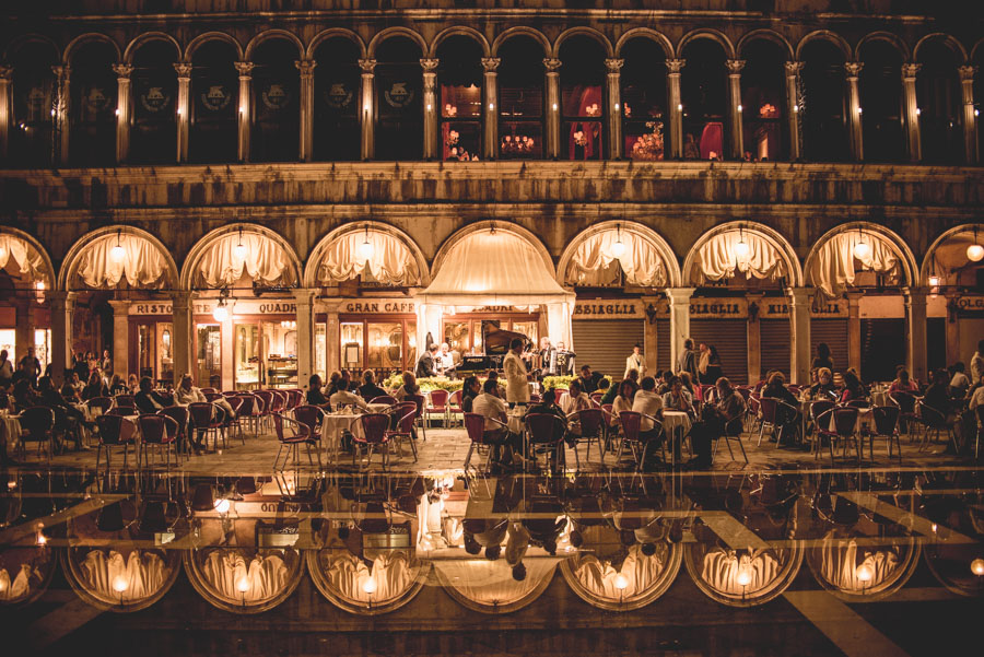 Fotografias de Venecia. Fotografías de Plaza San Marcos de noche. Fotografías nocturnas de Venecia. Viajar a Venecia. Fotografias de Venecia. Fran Ménez Fotografo Venezia Venice 26