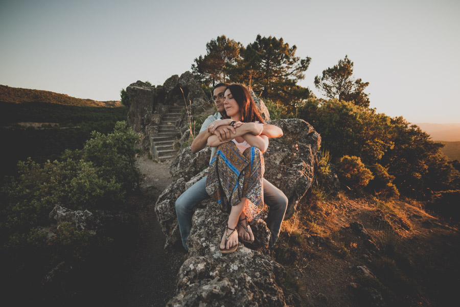 Fotografias de Pre Boda en las Trincheras de Alfacar. Laura y Cesar. Fran Ménez Fotógrafo