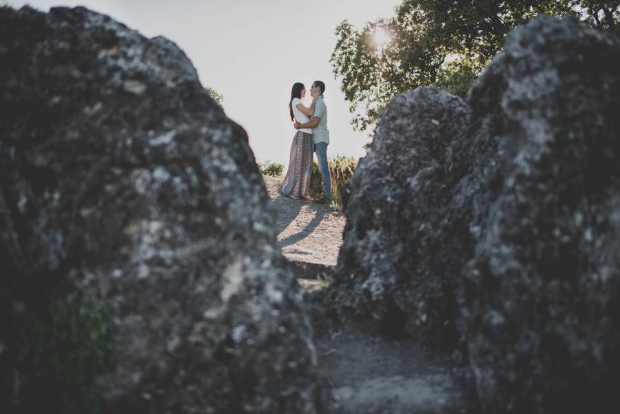 Fotografias de Pre Boda en las Trincheras de Alfacar. Laura y Cesar. Fran Ménez Fotógrafo