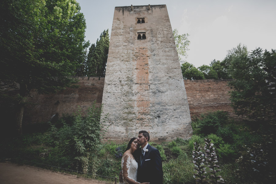 Sesión de post boda en la Alhambra de Granada. Reportaje post boda en Granada, por Fran Ménez Fotógrafo
