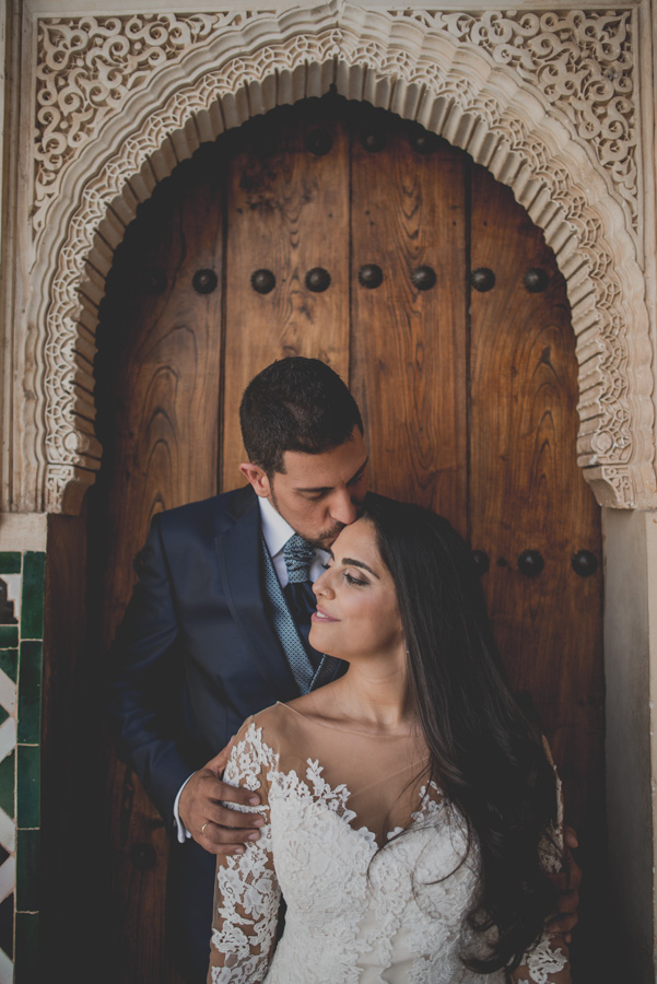 Sesión de post boda en la Alhambra de Granada. Reportaje post boda en Granada, por Fran Ménez Fotógrafo.