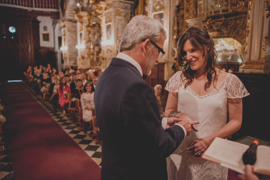 Fotografias de Boda en Iglesia Santa Ana y restaurante La Chumbera, Granada. Fran Ménez