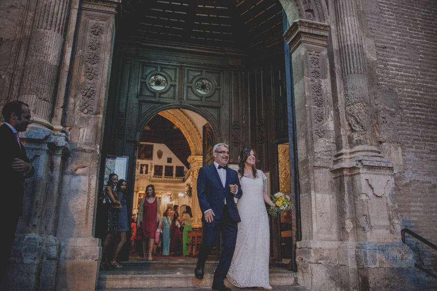 Fotografias de Boda en Iglesia Santa Ana y restaurante La Chumbera, Granada. Fran Ménez