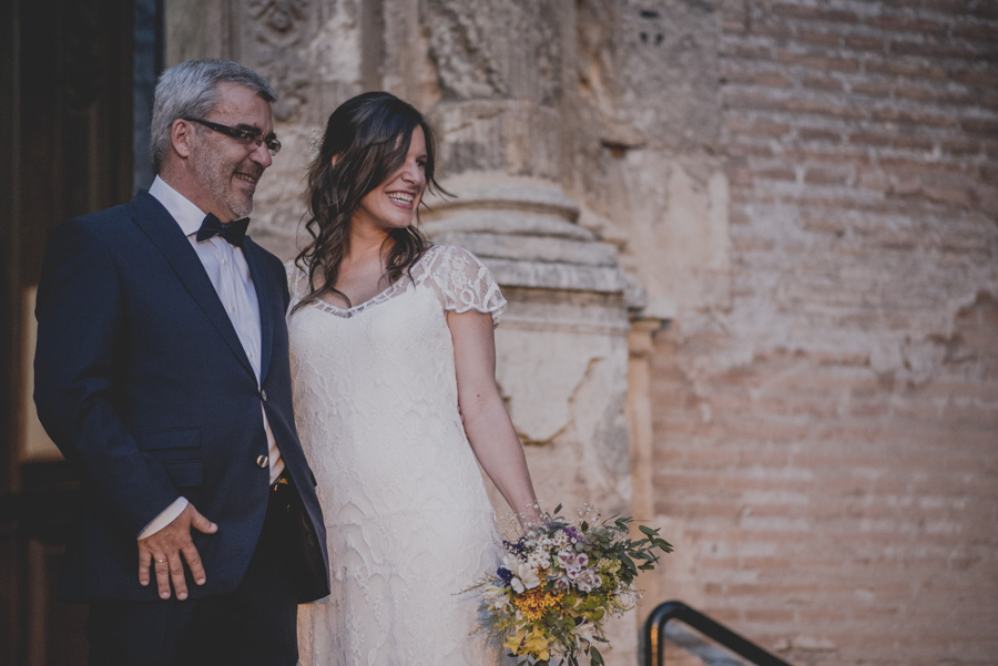 Fotografias de Boda en Iglesia Santa Ana y restaurante La Chumbera, Granada. Fran Ménez