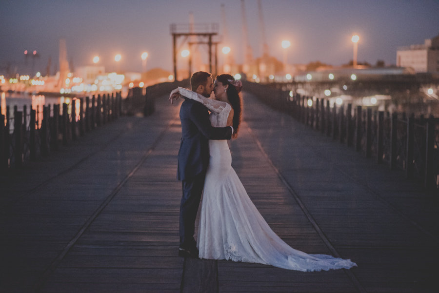 Post Boda en el Muelle del Tinto, Huelva. Fran Ménez fotógrafo de Bodas en Huelva