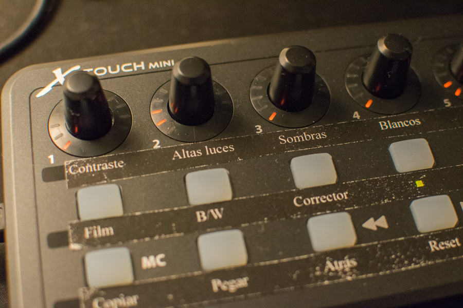 Controlador Midi para Lightroom