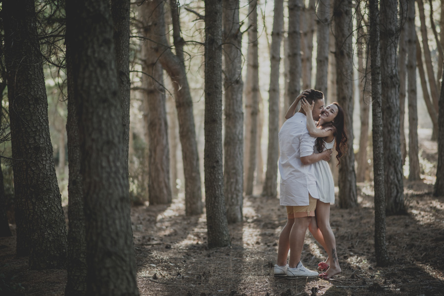 Alicia y Juan. Pre Boda en el Bosque de Huetor Santillan. Fran Ménez Fotografos de Boda 4
