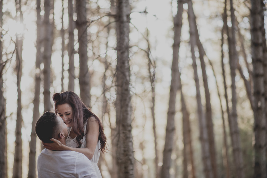 Alicia y Juan. Pre Boda en el Bosque de Huetor Santillan. Fran Ménez Fotografos de Boda 6