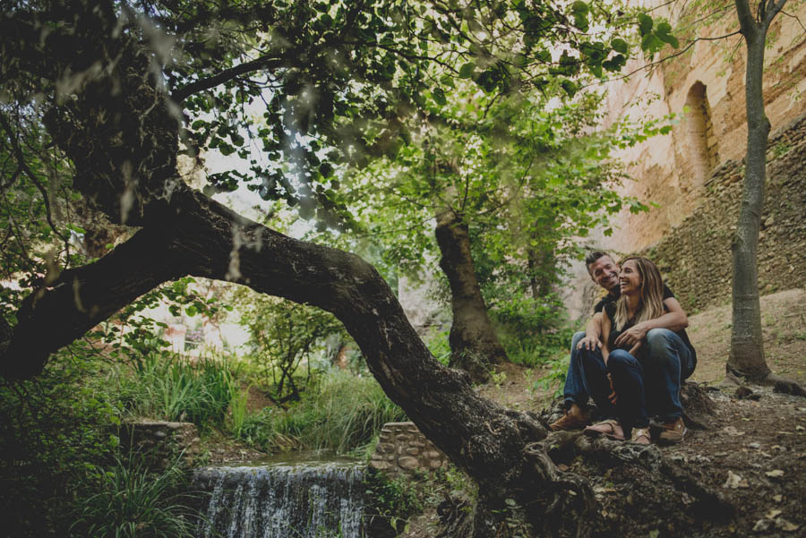 Pre Boda Maria y Nacho. Fotografias de Pre Boda en el Bosque de la Alhambra. Fran Ménez Fotógrafo 2