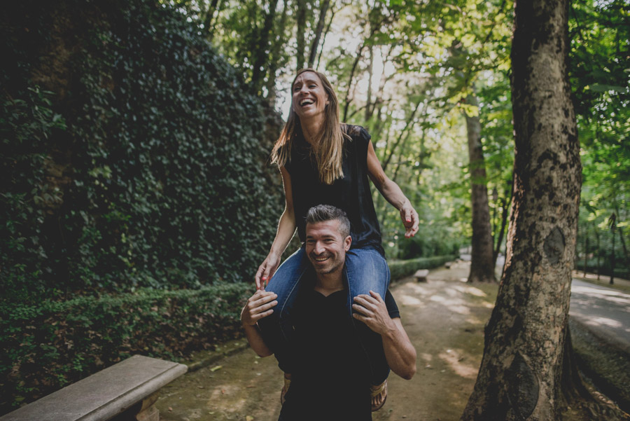 Pre Boda Maria y Nacho. Fotografias de Pre Boda en el Bosque de la Alhambra. Fran Ménez Fotógrafo 9