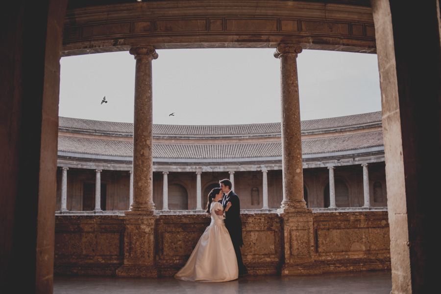 Post Boda en los alrededores de la Alhambra. Fran Menez Fotógrafos de Boda en Granada. 21