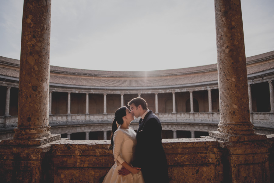 Post Boda en los alrededores de la Alhambra. Fran Menez Fotógrafos de Boda en Granada. 22