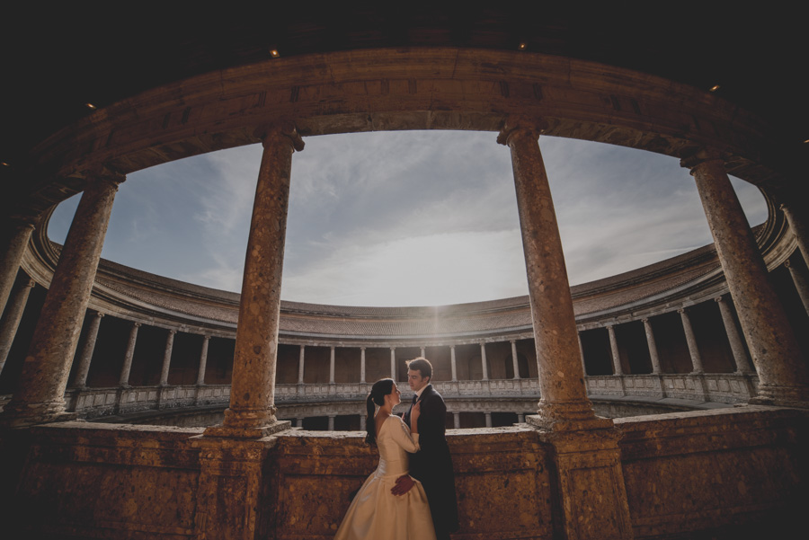 Post Boda en los alrededores de la Alhambra. Fran Menez Fotógrafos de Boda en Granada. 24