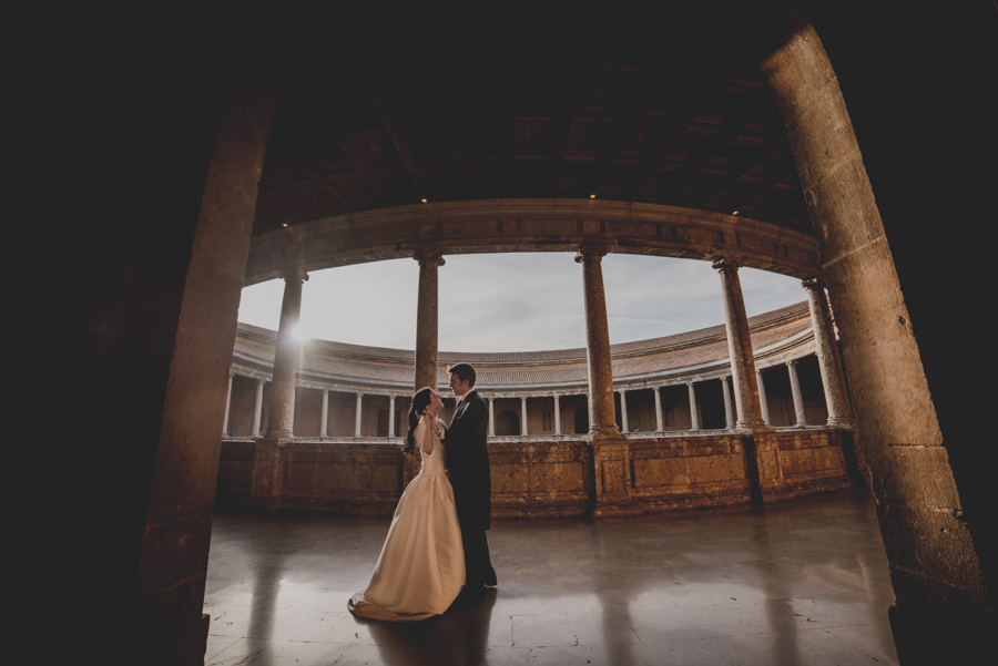 Post Boda en los alrededores de la Alhambra. Fran Menez Fotógrafos de Boda en Granada. 26